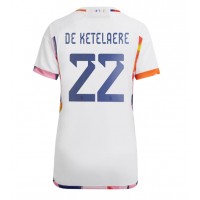 Belgien Charles De Ketelaere #22 Udebanetrøje Dame VM 2022 Kortærmet